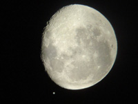 Jupiter in conjunction with the Moon